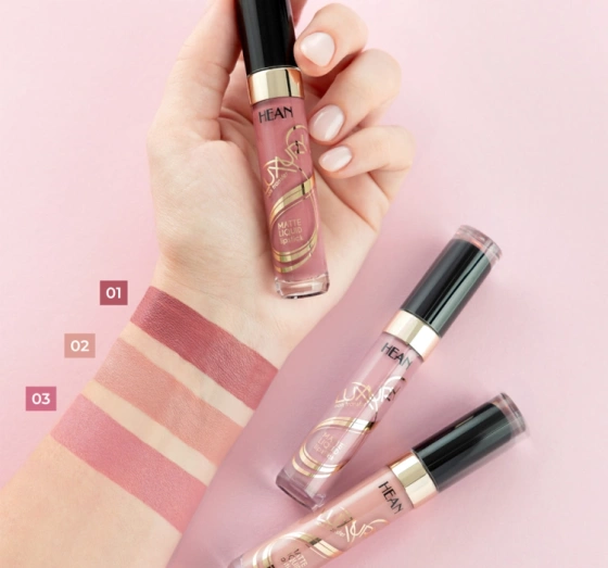 Kliknij na zdjęcie, aby je powiększyć Hean Luxury Matte Flüssiger matter Lippenstift 01 Amy 8ml