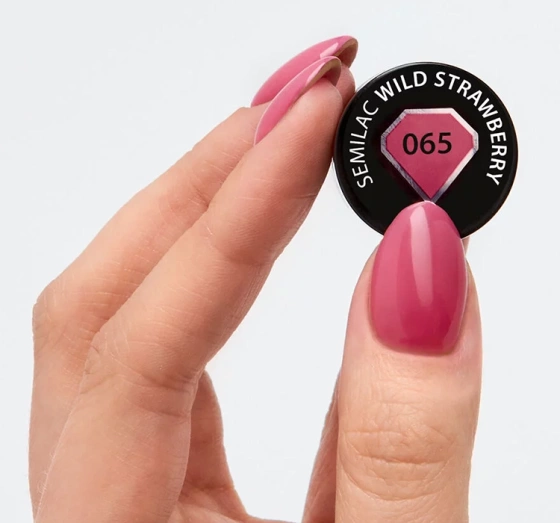 SEMILAC UV HYBRID NAGELLACK STRAWBERRY 065