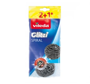 Vileda Glitzi Spiral Edelstahl-Schwamm 3 Stück