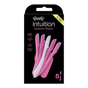WILKINSON SWORD INTUITION PERFECT FINISH EINWEGRASIERER FÜR AUGENBRAUEN UND GESICHT 5 STÜCK