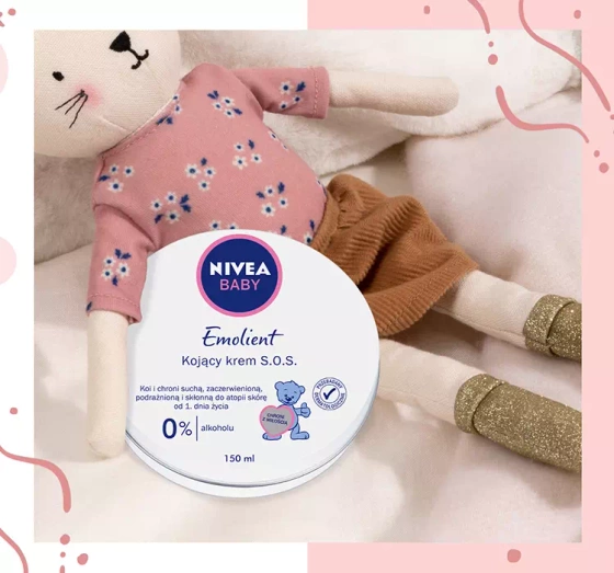 Kliknij na zdjęcie, aby je powiększyć NIVEA BABY PURE & SENSITIVE SOS CREME 150 ML