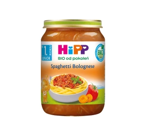 HiPP Bio Gläschen-Mittagessen nach dem 1. Lebensjahr Spaghetti Bolognese 250 g