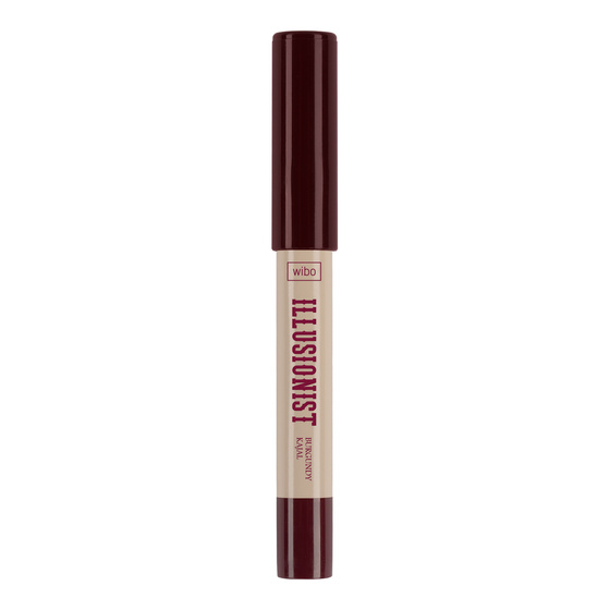 Wibo Illusionist Kajalstift für Augen-Make-up und Maskenbild Burgundy 1 Stück