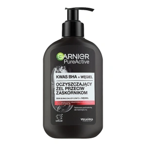 GARNIER PURE ACTIVE REINIGUNGSGEL MIT AKTIVKOHLE GEGEN MITESSER 250ML