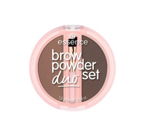 Essence Brow Powder Duo Set Puder-Set zur Augenbrauenstyling 2 Medium 1,8 g