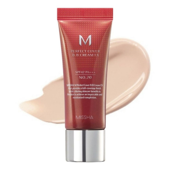 Kliknij na zdjęcie, aby je powiększyć Missha Perfect Cover BB-Creme LSF 42 Nr. 20 Cool Beige 20 ml