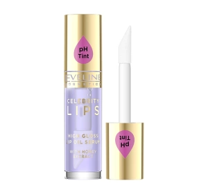 Eveline Cosmetics Celebrity Lips High Gloss Lip Oil Serum Lippenöl-Serum 03 Violet 5 ml