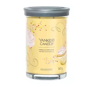 YANKEE CANDLE SIGNATURE DUFTKERZE TUMBLER VANILLA CUPCAKE 567G