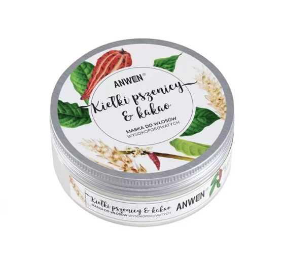 ANWEN WEIZENKEIME UND KAKAO MASKE FÜR HAARE MIT HOHER POROSITÄT 200ML