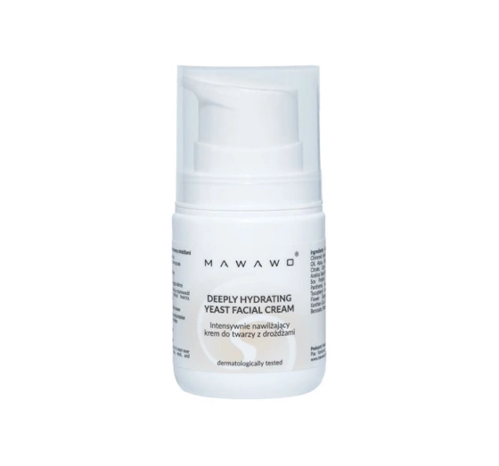Kliknij na zdjęcie, aby je powiększyć Mawawo Intensiv feuchtigkeitsspendende Gesichtscreme mit Hefe 50ml