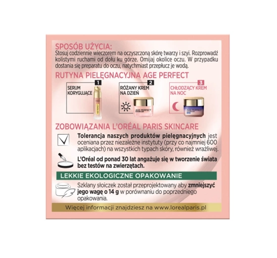 L’Oréal Paris Age Perfect Golden Age kühlende festigende Nachtcreme 50ml