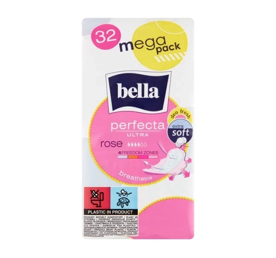 Bella Perfecta Ultra Rose Binden mit Flügeln 32 Stück