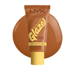 NYX Professional Makeup Buttermelt Glaze Creme-Foundation mit SPF30 05 Chai Butta 30 ml 
