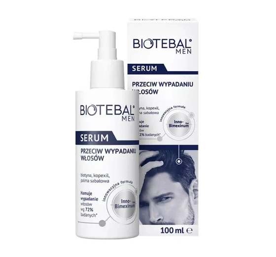 Kliknij na zdjęcie, aby je powiększyć BIOTEBAL MEN SERUM GEGEN HAARAUSFALL 100 ML