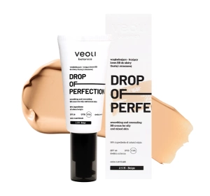 Veoli Botanica Drop of Perfection Glättend-deckende BB-Creme für fettige und Mischhaut SPF20 2.5 N Beige 30 ml