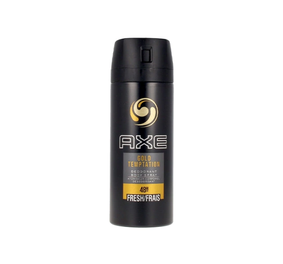 Kliknij na zdjęcie, aby je powiększyć Axe Gold Temptation Deodorant Spray 150ml