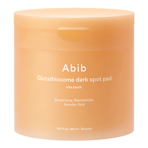 Abib Glutathiosome Dark Spot Pad Vita Touch – aufhellende Gesichts-Tonisierungspads, 60 Stück