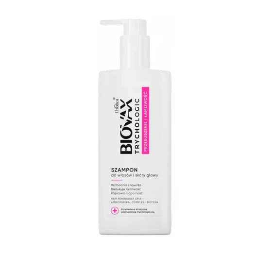 Biovax Trychologic Trockenheit und Brüchigkeit Shampoo für Haare und Kopfhaut 200 ml