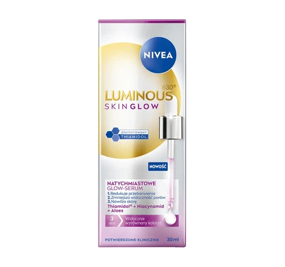 NIVEA Luminous630 sofortiges Glow-Serum gegen Pigmentflecken 30ml