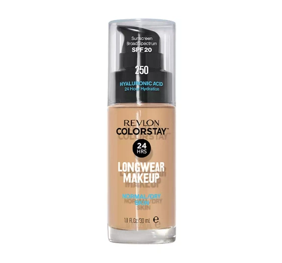 Kliknij na zdjęcie, aby je powiększyć Revlon Colorstay Foundation mit Hyaluronsäure für trockene Haut 250 Fresh Beige 30ml