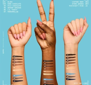 NYX Professional Makeup Epic Ink Liner wasserfester Eyeliner im Stift 03 Shimmer Stitch 1 ml