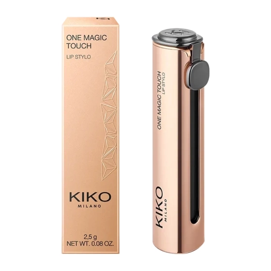 Kliknij na zdjęcie, aby je powiększyć KIKO Milano One Magic Touch Lip Stylo halbmatter feuchtigkeitsspendender Lippenstift 07 Coral Cue 2,5 g