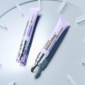 LalaRecipe Bakuchinol Eye Cream – Anti-Falten-Augencreme mit Retinol und Bakuchiol, mit Massagedüse, 2 x 20 ml