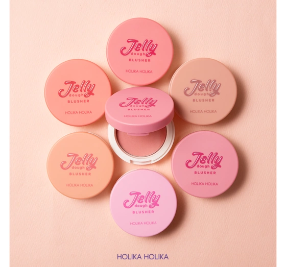Kliknij na zdjęcie, aby je powiększyć HOLIKA HOLIKA JELLY DOUGH BLUSHER WANGENROUGE 02 GRAPEFRUIT JELLY 4,2G