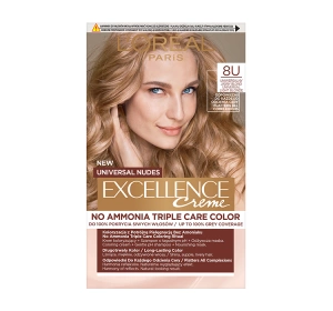 L’Oréal Paris Excellence Créme Universal Nudes Dauerhafte Haarfarbe ohne Ammoniak 8U