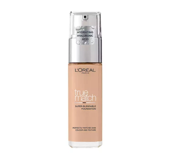 LOREAL TRUE MATCH SUPER-BLENDABLE FOUNDATION D3W3 GOLDEN BEIGE 30ML
