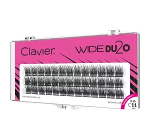 Clavier Wide Du2o – künstliche Wimpernbüschel, 11 mm