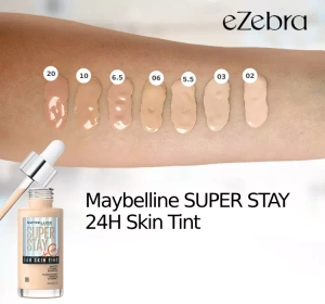 MAYBELLINE SUPER STAY 24H SKIN TINT AUFHELLENDE GRUNDIERUNG 10 30ML