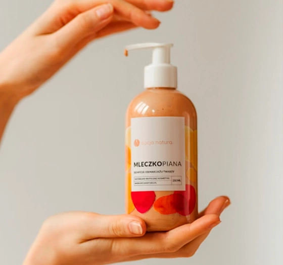 Opcja Natura Reinigungsmilchschaum für Gesichtswaschen und Make-up-Entfernung 250 ml