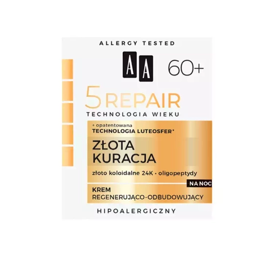 AA 5 REPAIR 60+ GOLDENE KUR NACHTCREME REGENERIEREND UND AUFBAUEND 50ML