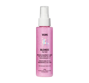 YOPE BLONDE MY HAIR AUFHELLENDES HAARSPRAY FÜR BLONDES HAAR QUARZ 100ML