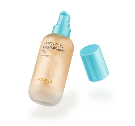 Kliknij na zdjęcie, aby je powiększyć KIKO Milano After Sun Shimmering Oil Trockenöl für Haar und Körper 100 ml