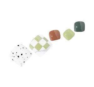 Ohora Hybrid-Nagelsticker Pedicure Nomad