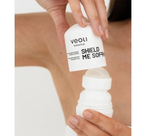Veoli Botanica Shield Me Softly Mineralisches Roll-On Deodorant für empfindliche Haut 50 ml