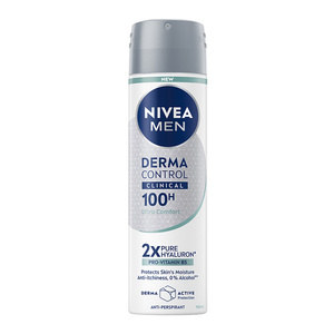 NIVEA MEN Derma Control Clinical Ultra Comfort Antitranspirant-Spray für Männer 150 ml