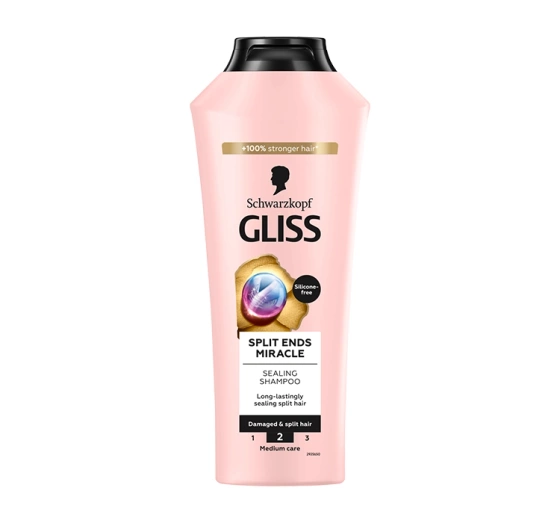 GLISS SPLIT ENDS MIRACLE SHAMPOO FÜR GESCHÄDIGTES HAAR MIT SPLISS 400ML