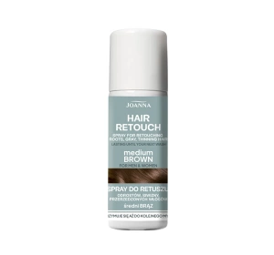 Joanna Hair Retouch Spray zum Kaschieren von Ansatzstellen, Mittelbraun, 75 ml