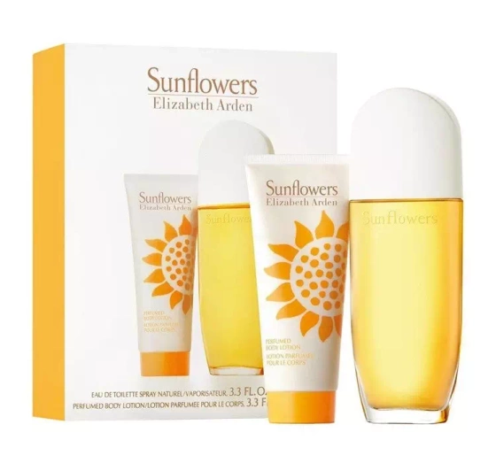 ELIZABETH ARDEN SUNFLOWERS EDT SPRAY 100 ML + LOTION 100 ML SET 