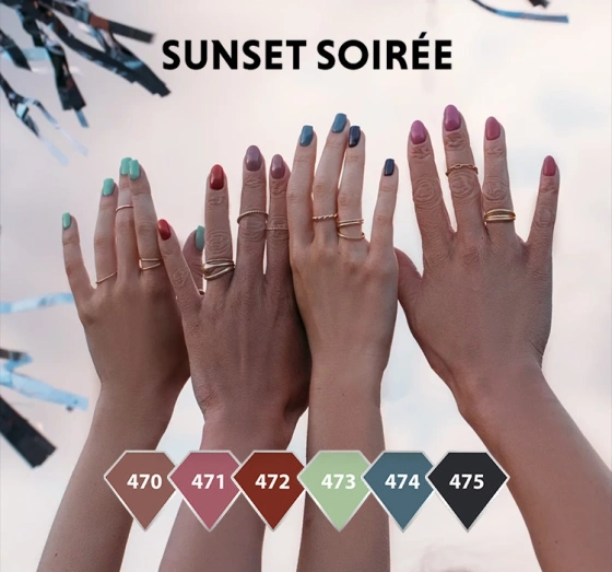 SEMILAC SUNSET SOIRÉE HYBRIDLACK 471 GARDEN SOIRÉE 7ML