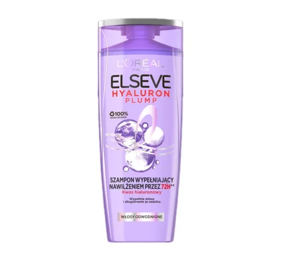 LOREAL ELSEVE HYALURON PLUMP SHAMPOO FÜR DEHYDRIERTES HAAR 400ML