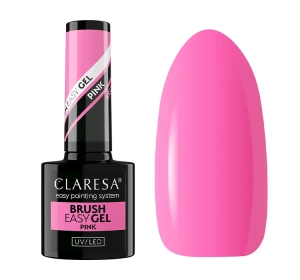 Claresa Brush Easy Gel Aufbau-Gel in der Flasche Pink 5 g