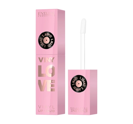 Kliknij na zdjęcie, aby je powiększyć Eveline Cosmetics Vinylove Langanhaltender Flüssiglippenstift mit Vinyl-Finish 01 Pinky 4 ml