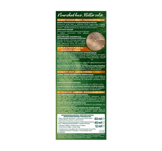GARNIER COLOR NATURALS PERMANENTE HAARFARBE 8 HELLES BLOND