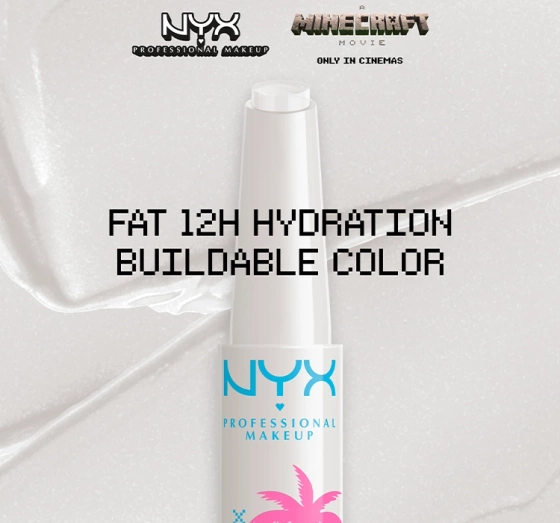 Kliknij na zdjęcie, aby je powiększyć NYX Professional Makeup × A Minecraft Movie Lippenbalsam im Stift 01 Hunk City 2 g