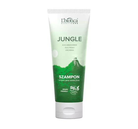 Kliknij na zdjęcie, aby je powiększyć L'BIOTICA BEAUTY LAND JUNGLE VEGANES SHAMPOO 200ML