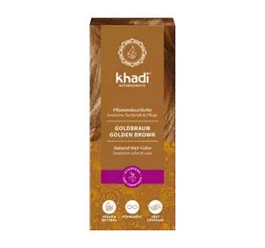 KHADI NATURAL HAIR COLOR HENNA ZUM HAARFÄRBUNG GOLDEN BROWN